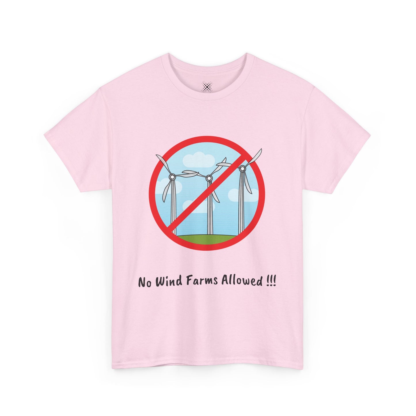 Unisex Heavy Cotton Tee - No Wind Farms Allowed !!!