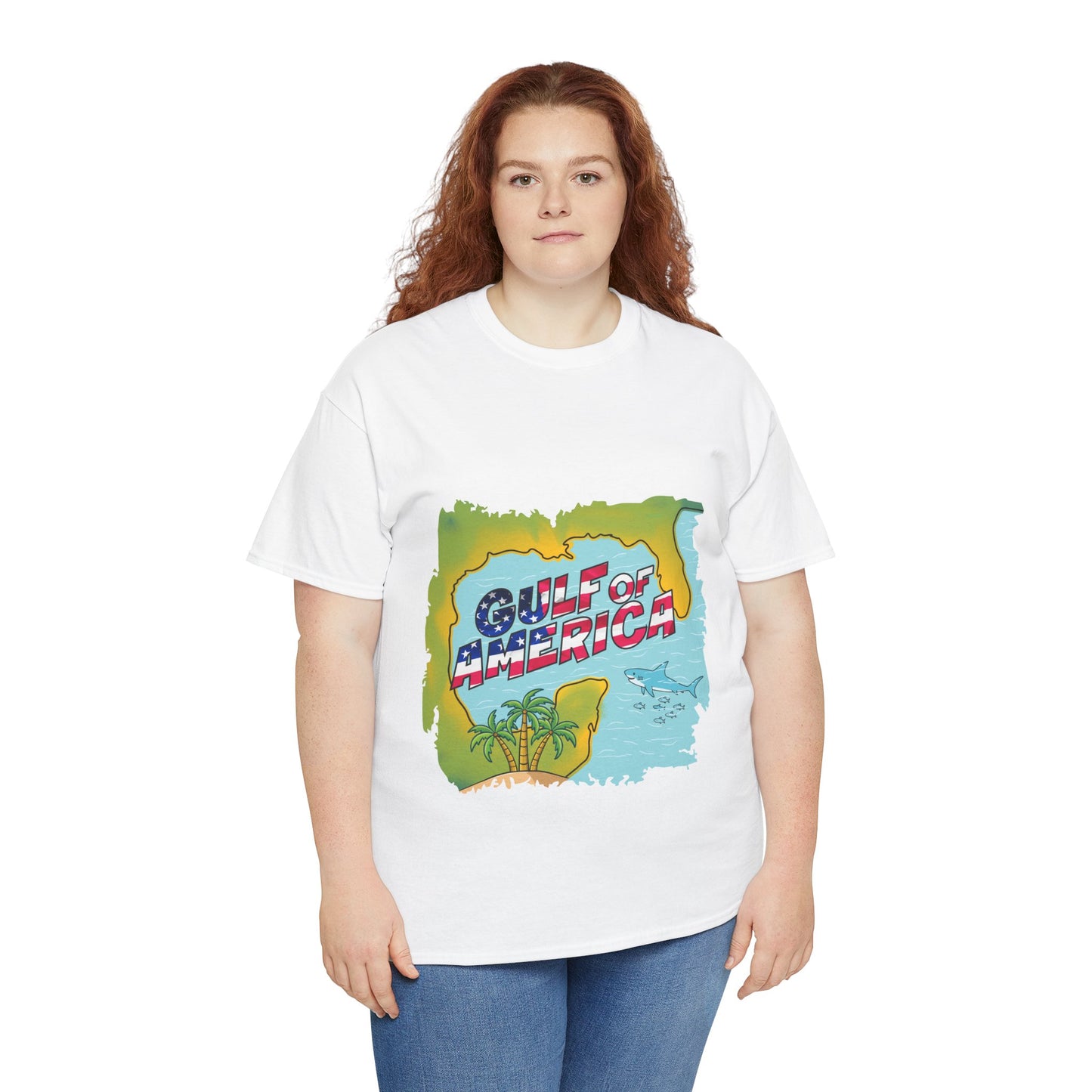 Unisex Heavy Cotton Tee - Gulf of America