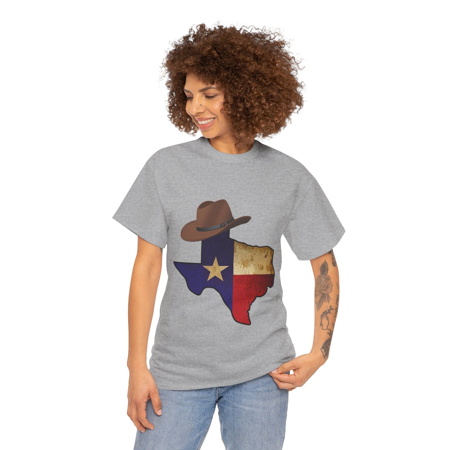 Unisex Heavy Cotton Tee - Texas