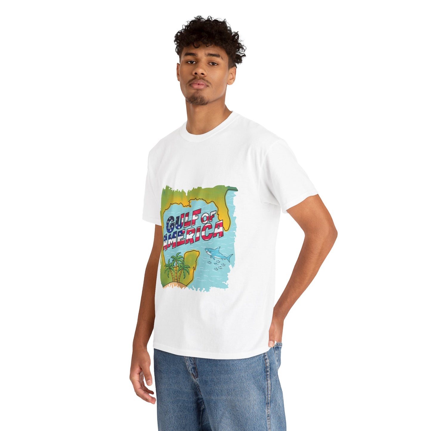 Unisex Heavy Cotton Tee - Gulf of America