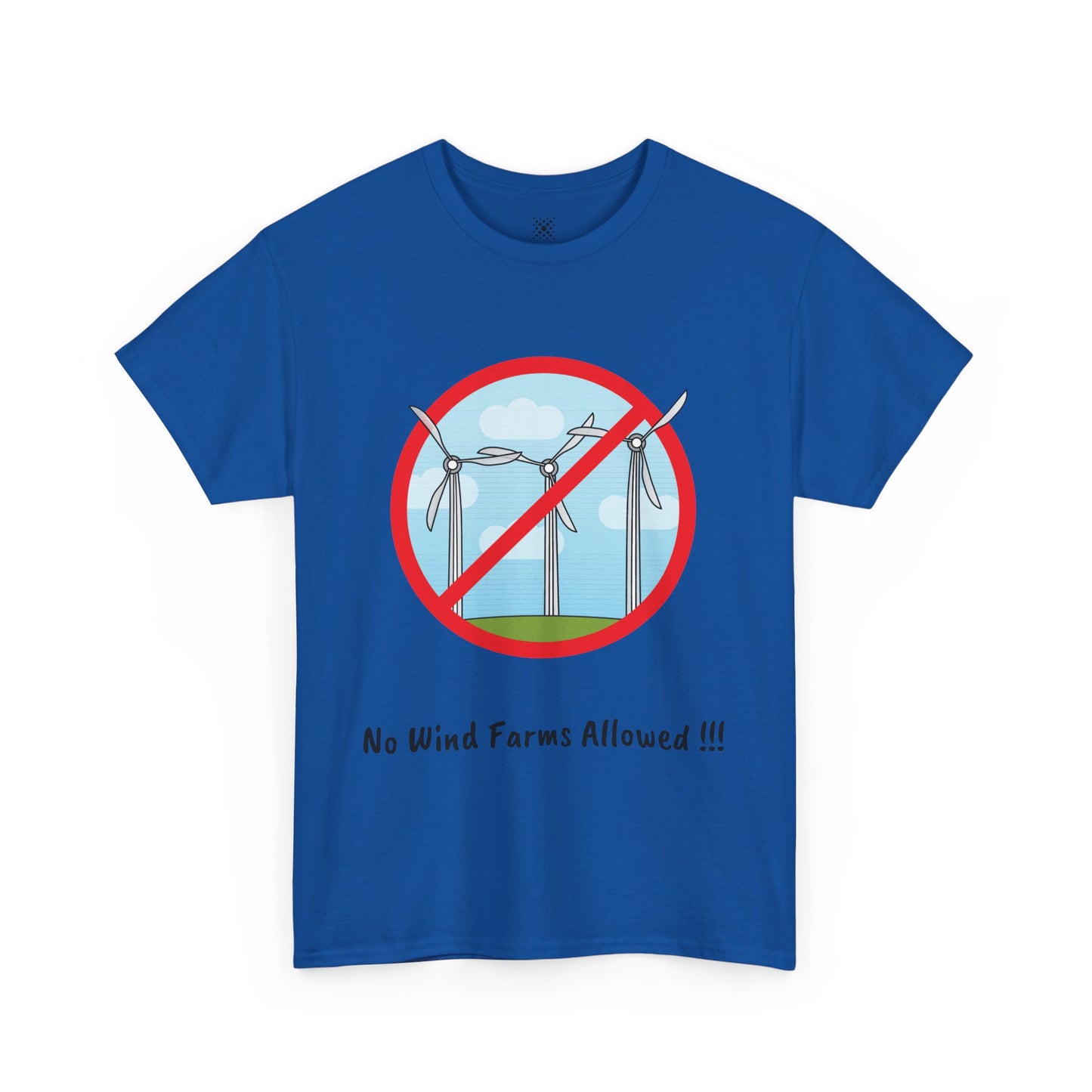 Unisex Heavy Cotton Tee - No Wind Farms Allowed !!!