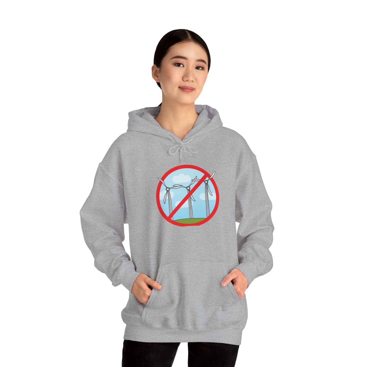 No Wind Farms Allowed Unisex Hoodie