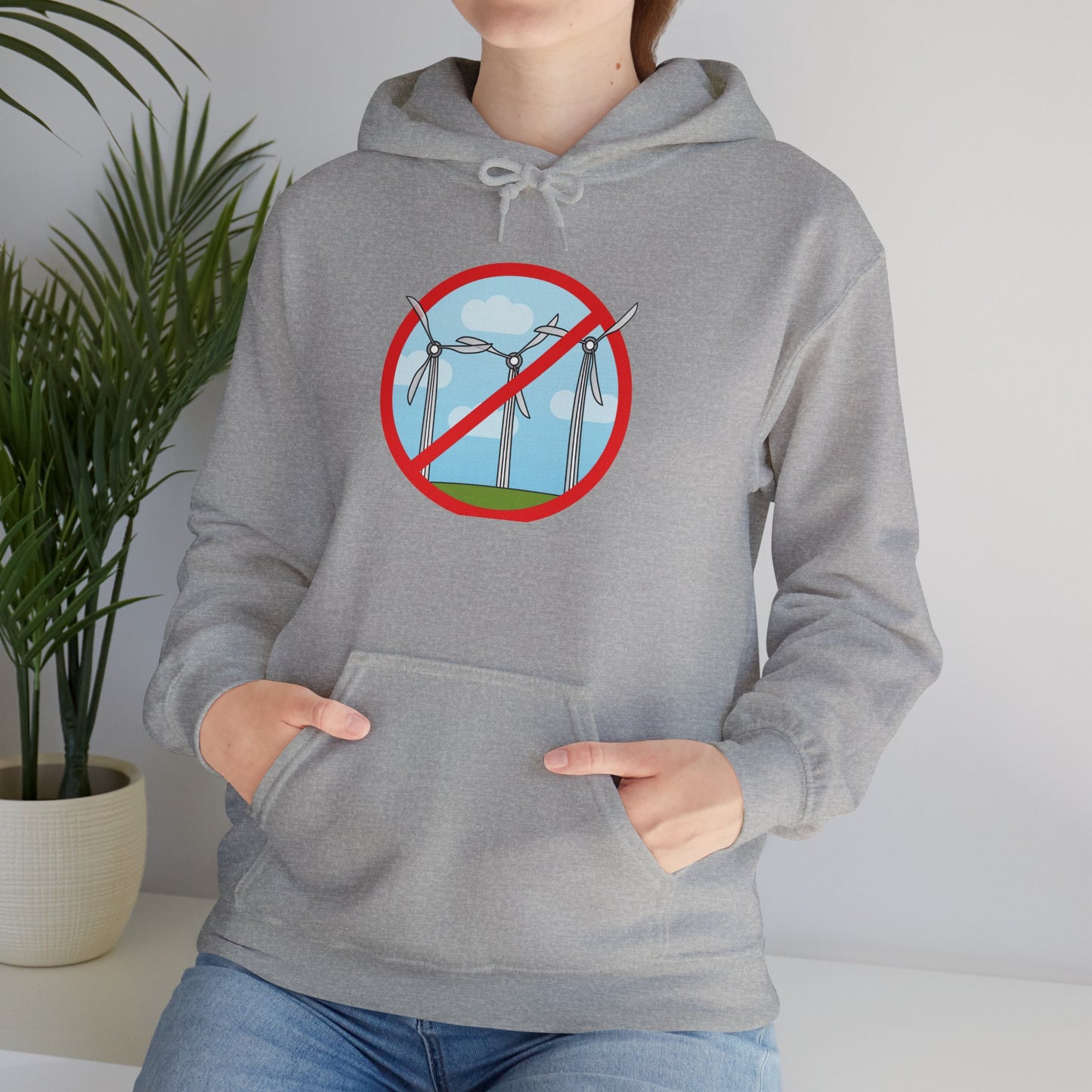 No Wind Farms Allowed Unisex Hoodie