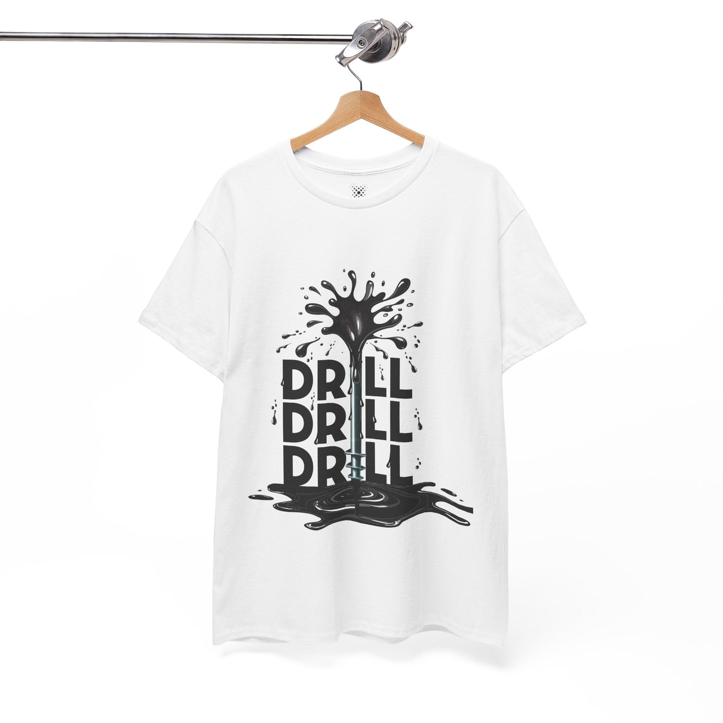 Unisex Heavy Cotton Tee - Drill Drill Drill