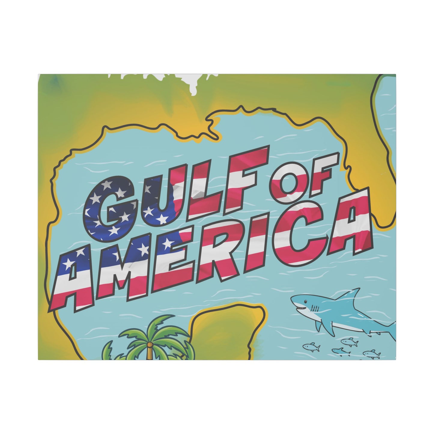 Gulf of America Canvas Art