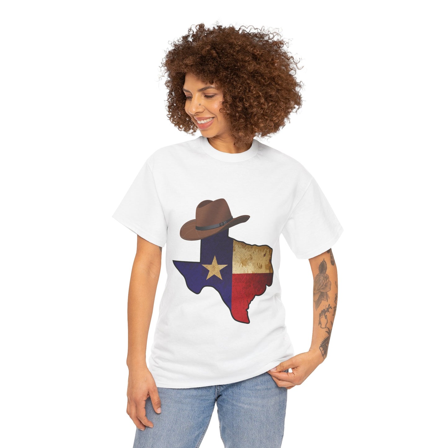 Unisex Heavy Cotton Tee - Texas