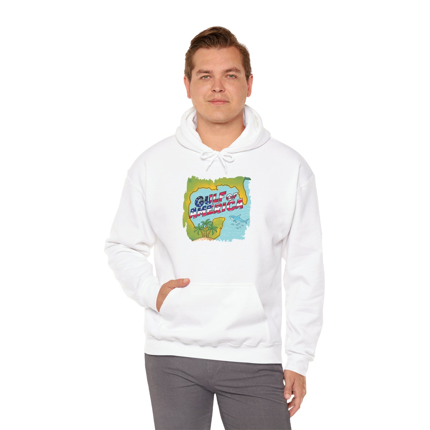 Gulf of America Map Hoodie