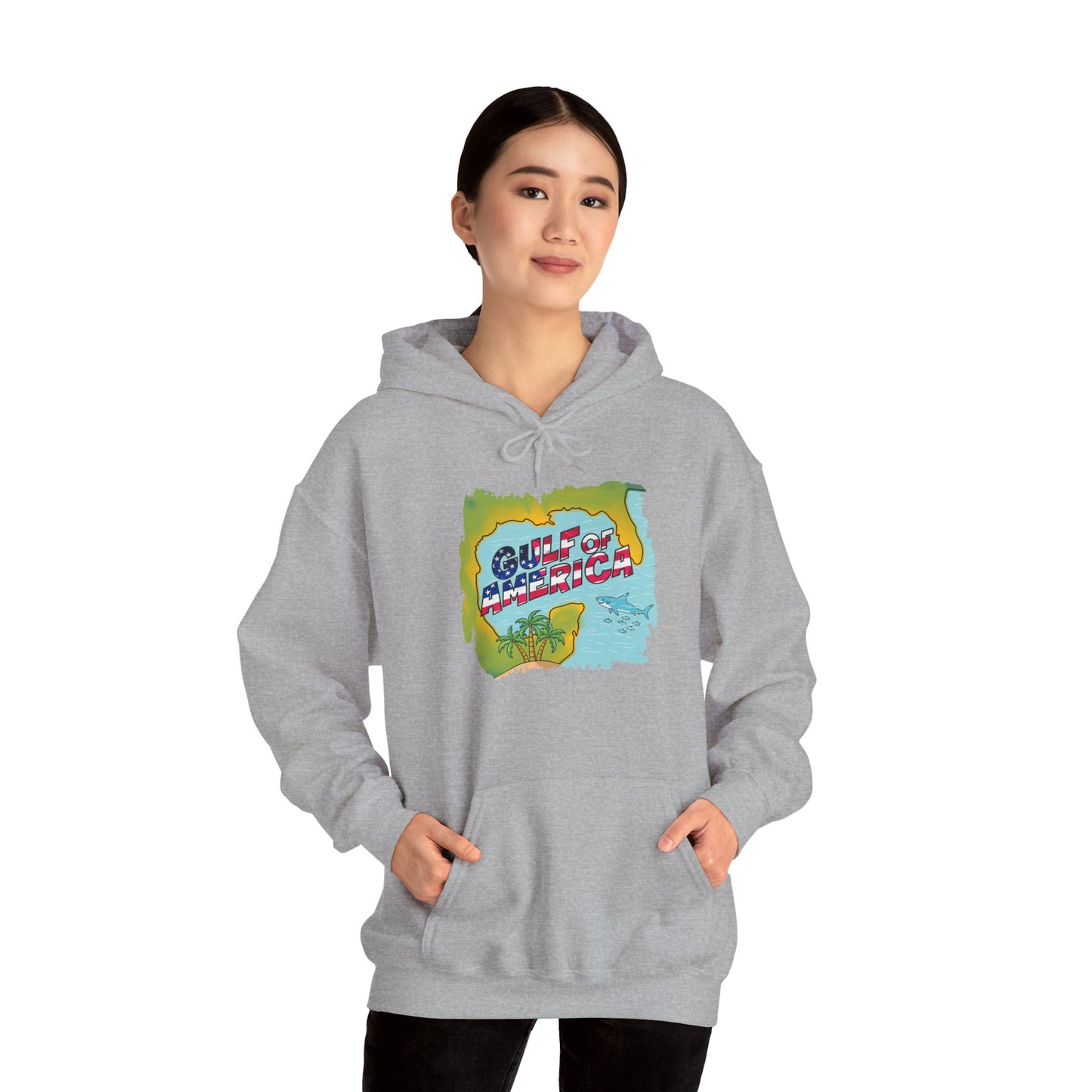 Gulf of America Map Hoodie