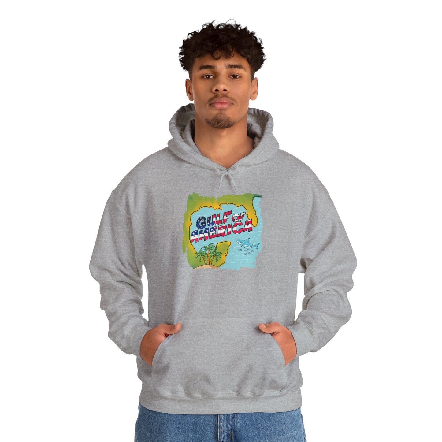 Gulf of America Map Hoodie