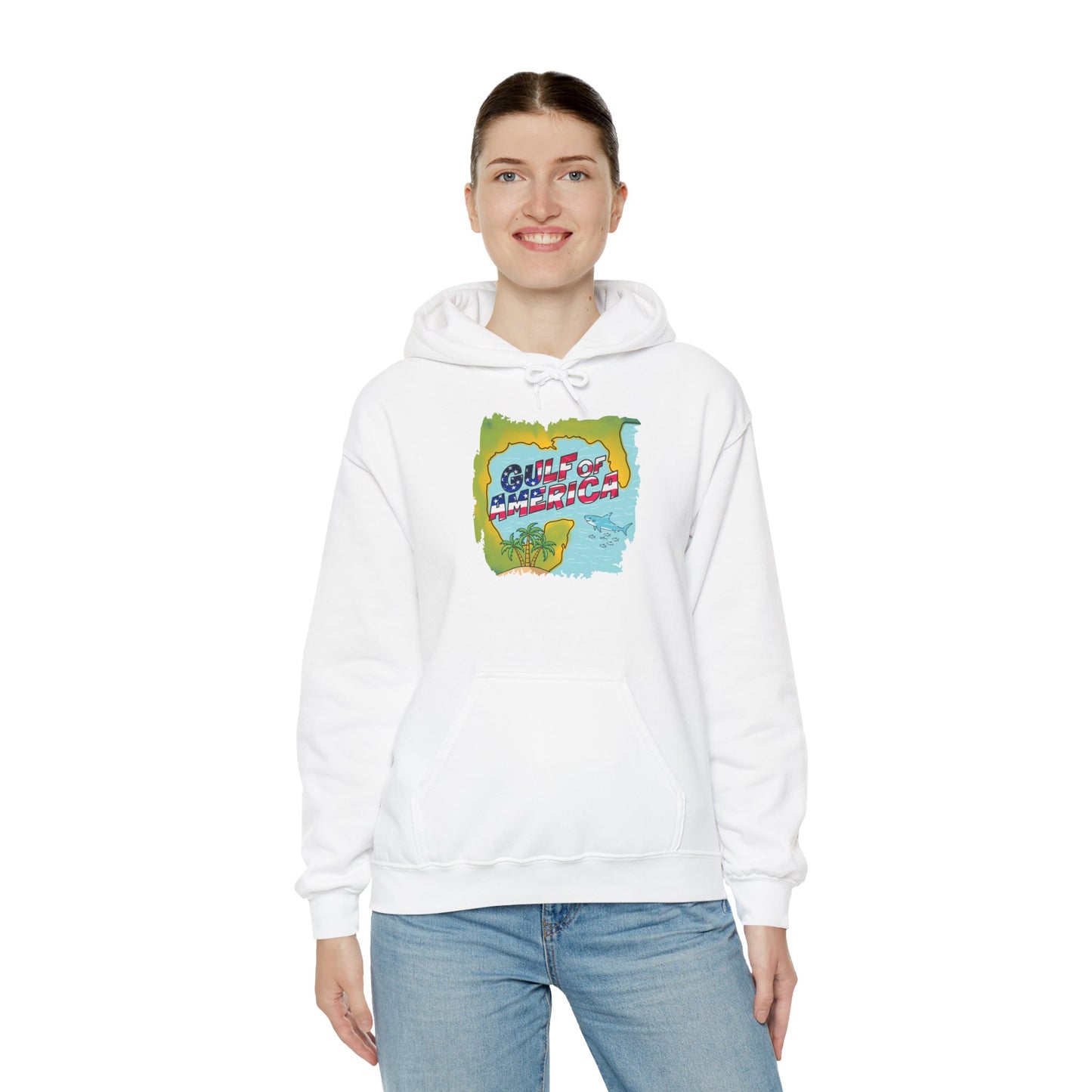 Gulf of America Map Hoodie